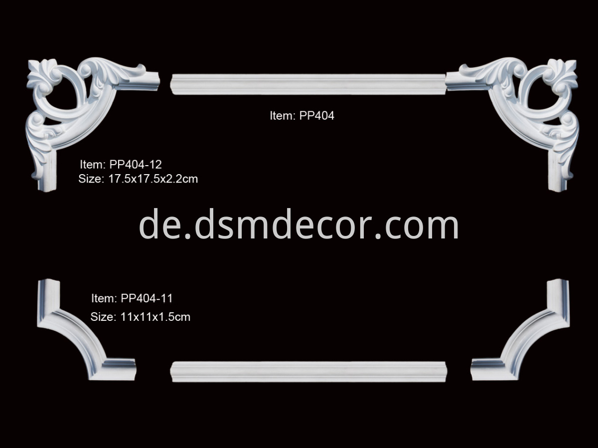 Stuhlschienen und Paneelleisten Chair Rails and Panel Mouldings
